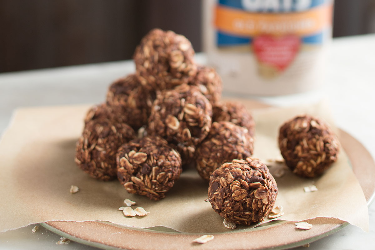 Chocolate Chip Oat Energy Bites | More Smiles With Every Bite