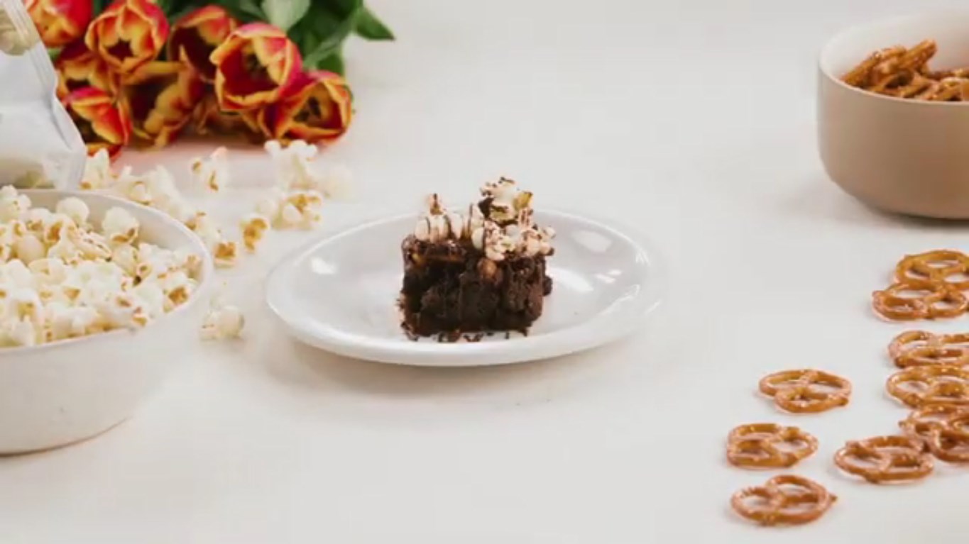 FRITO-LAY® Pretzel Popcorn Peanut Brownies | More Smiles With Every Bite