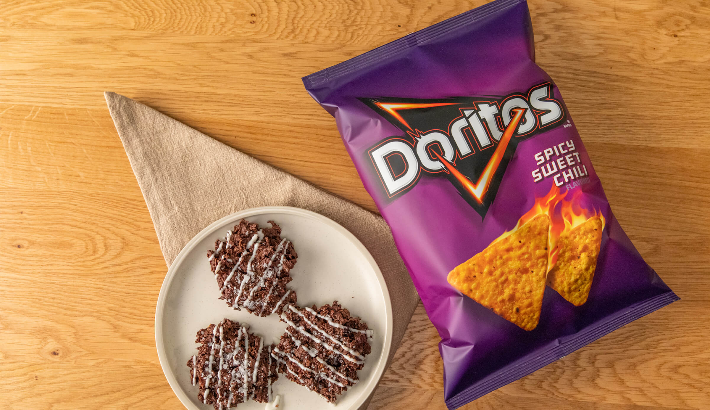 Doritos® Spicy Sweet Chili Coconut Haystacks | More Smiles With Every Bite