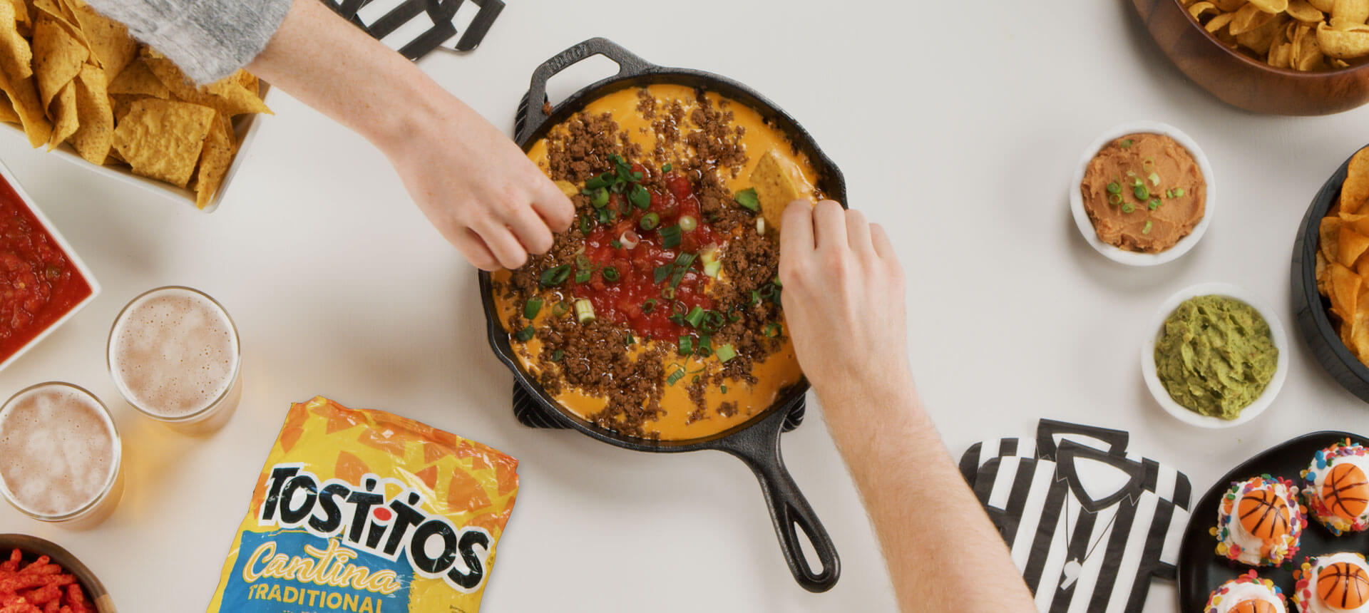 TOSTITOS® Beef Queso Dip More Smiles With Every Bite