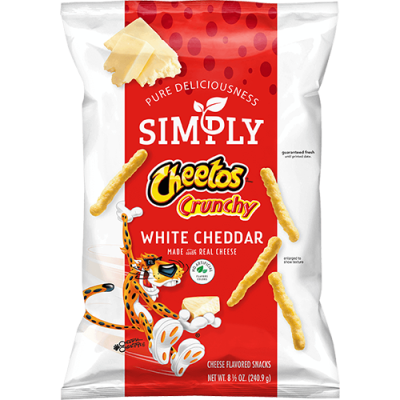 CHEETOS® Simply Crunchy White Cheddar Cheese Flavored Snacks